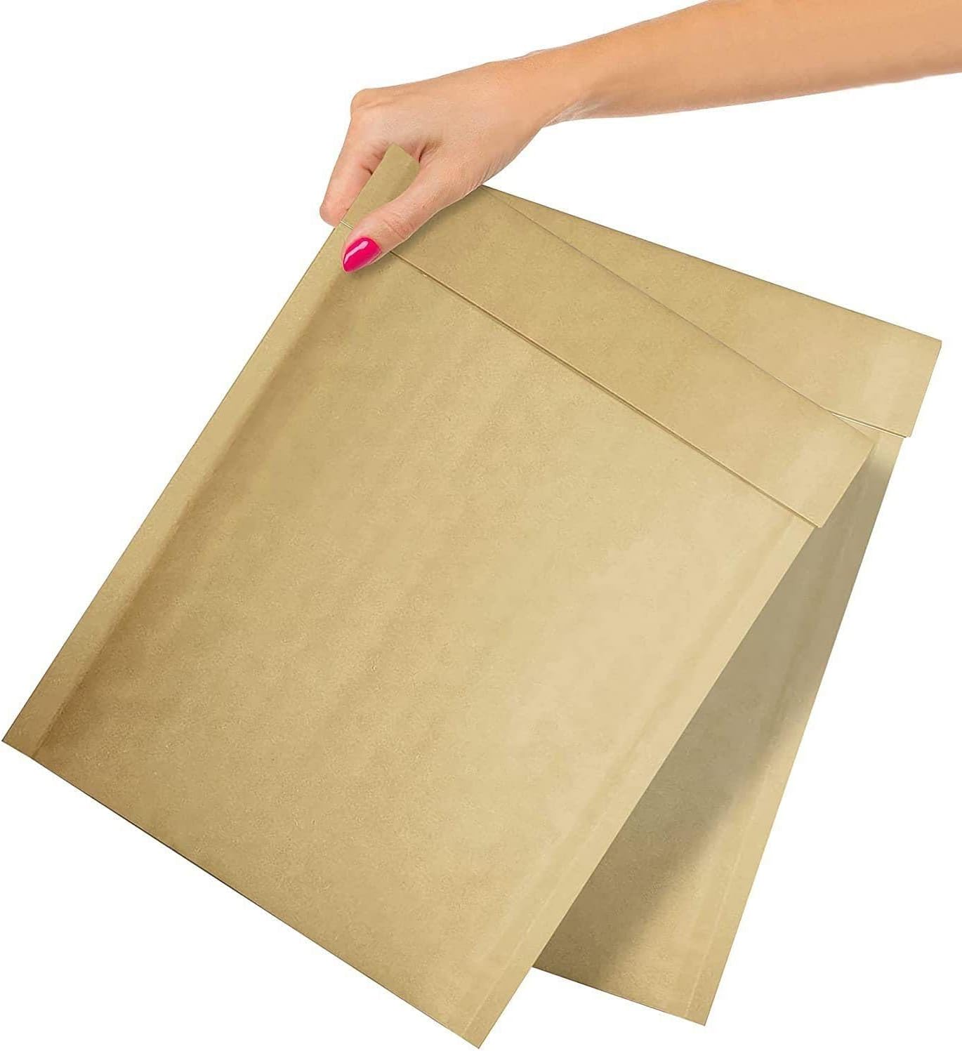 9.5″ x 13″ Kraft Padded Bubble Mailers, Peel and Seal (250 Pack)
